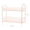 2-Tier Spice Shelf, Kitchen Spice Rack Organizer, Golden rose